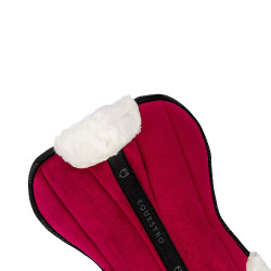 Ecologische wollen schokdemper Equestro Wijn / zwart / wit