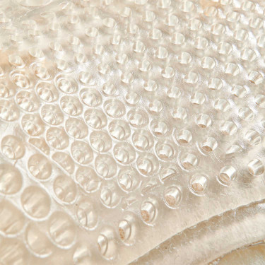 Amortisseur en gel réhausse avant complète en laine de mouton Acavallo Transparent / naturel