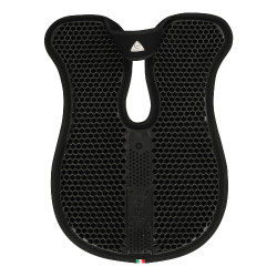 Amortisseur en gel hexagonal mince 5mm avec feutre Acavallo Noir