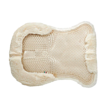 Amortisseur en gel avec rehausse arrière complète en laine de mouton Acavallo Amortisseur en gel avec rehausse arrière complète en laine de mouton Acavallo