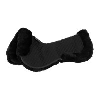 Amortisseur en coton et mouton Equestro Noir / noir
