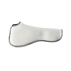 Geheugenschuim schokdemper met siliconen grip en bamboevezel Acavallo Wit Geheugenschuim schokdemper met siliconen grip en bamboevezel Acavallo Wit