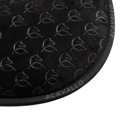 Amortisseur mémoire de forme avec grip en silicone et fibre de bambou Acavallo Noir