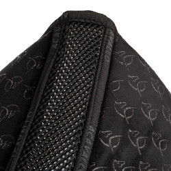 Amortisseur mémoire de forme avec grip en silicone et fibre de bambou Acavallo Noir