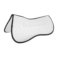 Amortisseur mémoire de forme avec grip en gel double face Acavallo Sable / noir Jaune