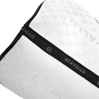 Amortisseur mémoire de forme avec grip en gel double face Acavallo Sable / noir Jaune