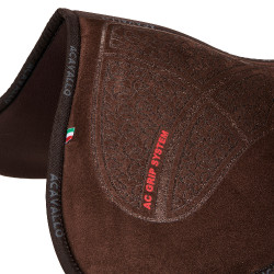 Geheugenschuim schokdemper met hexagonaal gel en verhoogde voorkant Acavallo Bruin / brons