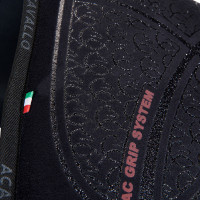 Amortisseur mémoire de forme avec gel hexagonal et rehausse avant Acavallo Noir / argent Amortisseur mémoire de forme avec gel hexagonal et rehausse avant Acavallo Noir / argent