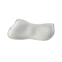 Geheugenschuim schokdemper met hexagonaal gel en verhoogd achterstuk Acavallo Wit Geheugenschuim schokdemper met hexagonaal gel en verhoogd achterstuk Acavallo Wit