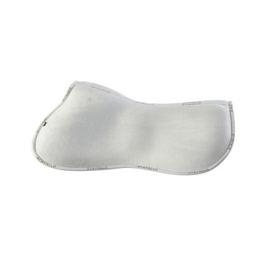 Geheugenschuim schokdemper met hexagonaal gel en verhoogd achterstuk Acavallo Geheugenschuim schokdemper met hexagonaal gel en verhoogd achterstuk Acavallo