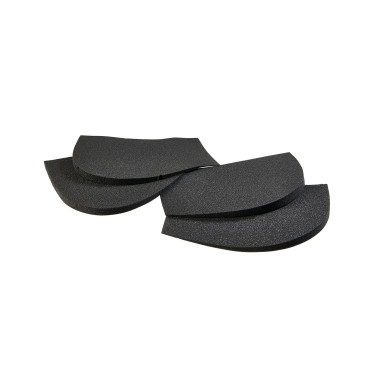Geheugenschuim schokdemper met hexagonaal gel en verhoogd achterstuk Acavallo Geheugenschuim schokdemper met hexagonaal gel en verhoogd achterstuk Acavallo