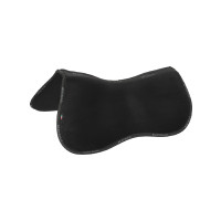 Amortisseur mémoire de forme avec gel hexagonal et rehausse arrière Acavallo Noir Amortisseur mémoire de forme avec gel hexagonal et rehausse arrière Acavallo Noir