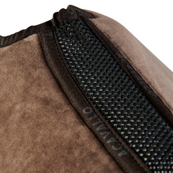 Traagschuim schokdemper en siliconen grip Acavallo Bruin