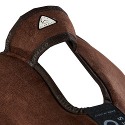 Schokdemper met configureerbare zakken en Piuma WFS-pad in plat suède Acavallo Bruin Schokdemper met configureerbare zakken en Piuma WFS-pad in plat suède Acavallo Bruin