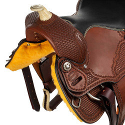 Selle western trail Denver Classic Marron