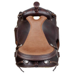 Selle western trail manteau rond full quarter 8020 Marron Selle western trail manteau rond full quarter 8020 Marron