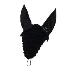 Bonnet chasse-mouches long Equestro Noir