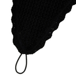 Bonnet chasse-mouches long Equestro Noir