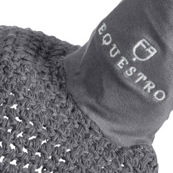 Bonnet chasse-mouches long Equestro Gris Bonnet chasse-mouches long Equestro Gris