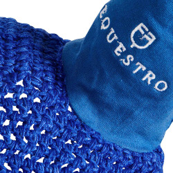 Bonnet chasse-mouches long Equestro Bleu royal