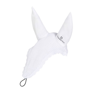 Bonnet chasse-mouches long Equestro Blanc