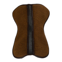 Acavallo CSO schokdemper vilt Close Contact met ruggegraatuitsparing en traagschuim Marinebenzine Blauw