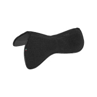 Acavallo CSO schokdemper vilt Close Contact met ruggegraatuitsparing en traagschuim Zwart