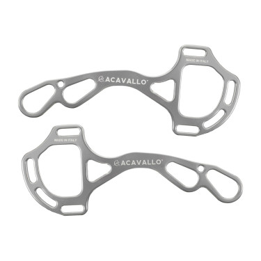 Takjes Hackamore Acavallo Alupro Aluminium Zilver