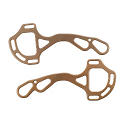 Takjes Hackamore Acavallo Alupro Brons Bruin