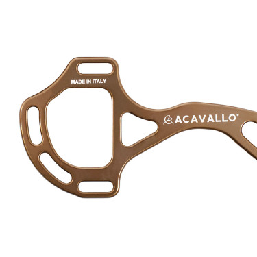 Takjes Hackamore Acavallo Alupro Brons Bruin