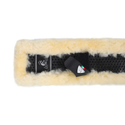 Acavallo Classic Kurzgurt-Schoner Gel & Lammfell Natuurlijk Bruin