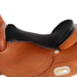 Zadelhoes Acavallo Classic Western Gel Dri-Lex 10mm Zwart