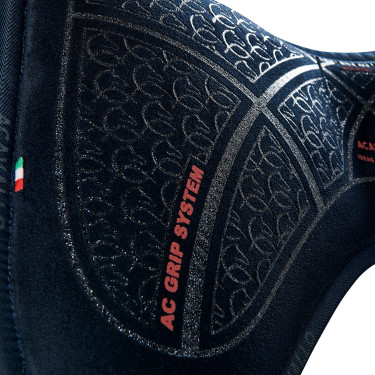 Amortisseur Acavallo grip et mousse à mémoire de forme Close Contact Bleu / argent