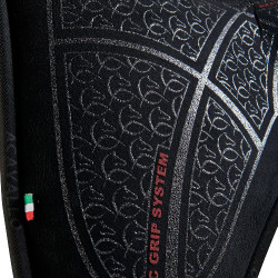 Amortisseur Acavallo grip et mousse à mémoire de forme Close Contact Noir / argent Amortisseur Acavallo grip et mousse à mémoire de forme Close Contact Noir / argent