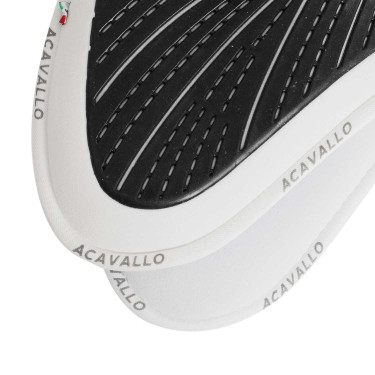 Klassieke gel schokdemper Acavallo Close Contact met traagschuim Wit Klassieke gel schokdemper Acavallo Close Contact met traagschuim Wit