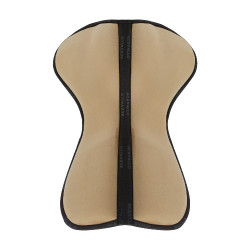 Acavallo Close Contact schokdemper met traagschuim Zandkleurig Beige