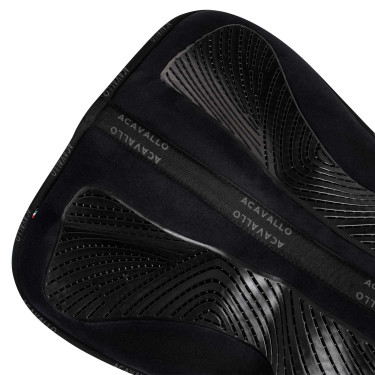 Acavallo Classic Gel schokdemper met traagschuim Zwart Acavallo Classic Gel schokdemper met traagschuim Zwart