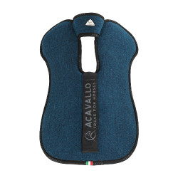 Amortisseur avec poche Acavallo double feutre Marine petrol Bleu Amortisseur avec poche Acavallo double feutre Marine petrol Bleu