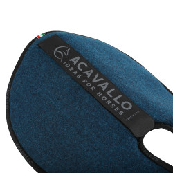 Amortisseur avec poche Acavallo double feutre Marine petrol Bleu Amortisseur avec poche Acavallo double feutre Marine petrol Bleu