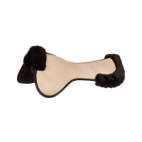 Schokdemper met traagschuim Acavallo Close Contact schapenvacht Zand / bruin Beige