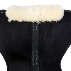 Amortisseur mousse à mémoire de forme Acavallo Close Contact mouton Noir / naturel