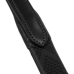 Rênes Acavallo Kris Pro Caoutchouc Soft Touch 5/8" Noir Rênes Acavallo Kris Pro Caoutchouc Soft Touch 5/8" Noir