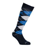 Chaussettes Acavallo en Coton avec Strass Bleu foncé / bleu / strass gris Chaussettes Acavallo en Coton avec Strass Bleu foncé / bleu / strass gris