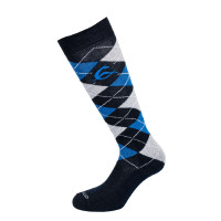 Chaussettes Acavallo en Coton avec Strass Bleu foncé / bleu / strass gris Chaussettes Acavallo en Coton avec Strass Bleu foncé / bleu / strass gris