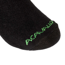 Chaussettes Acavallo en Coton avec Strass Noir / anthracite / strass gris