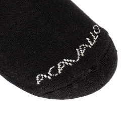 Chaussettes mi-mollet en coton Acavallo Noir Chaussettes mi-mollet en coton Acavallo Noir