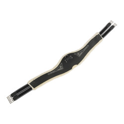 Sangle Anatomique Acavallo Gel & Pvc Doublure En Laine Amovible Noir Sangle Anatomique Acavallo Gel & Pvc Doublure En Laine Amovible Noir