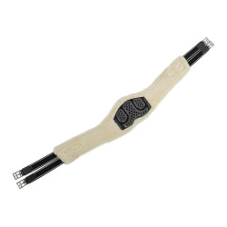 Anatomische Singel Acavallo Gel & Pvc Voering Met Verwijderbare Wol Zwart Anatomische Singel Acavallo Gel & Pvc Voering Met Verwijderbare Wol Zwart