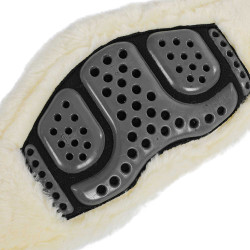 Anatomische Singel Acavallo Gel & Pvc Voering Met Verwijderbare Wol Zwart Anatomische Singel Acavallo Gel & Pvc Voering Met Verwijderbare Wol Zwart