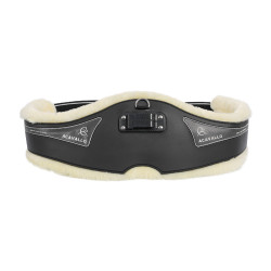 Sangle Anatomique Acavallo Gel & Pvc Doublure En Laine Amovible Noir Sangle Anatomique Acavallo Gel & Pvc Doublure En Laine Amovible Noir